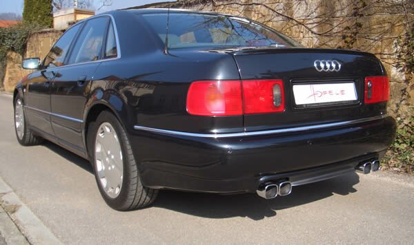 Audi A8 D2 Heck Sportendrohre Hofele-Design
